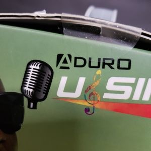 aduro u sing retro wireless karaoke mic and speaker